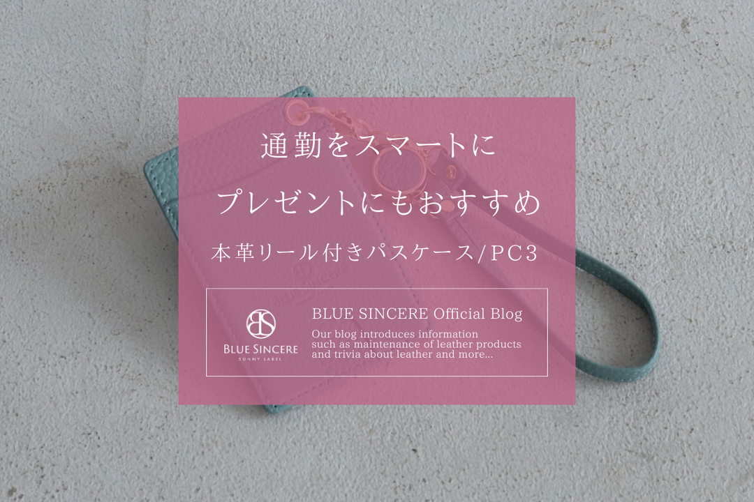 通勤をスマートに｜プレゼントにもおすすめな本革リール付きパスケース/PC3 マイナビおすすめナビ掲載商品