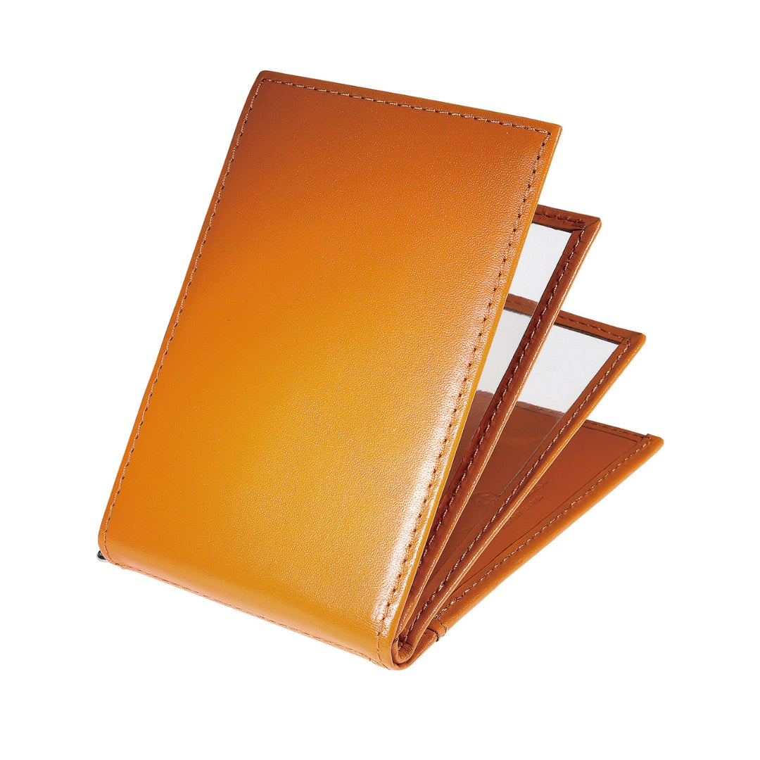 【薄型なのに11枚収納】本革イタリアンレザー 薄型 カードケース パスケース  / Benoy - ベノイ - / PC7 CAMEL